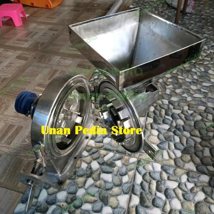NEW Mesin Disk Mill FFC 15 Stainless Tanpa Rangka - Disk Mill Penepung