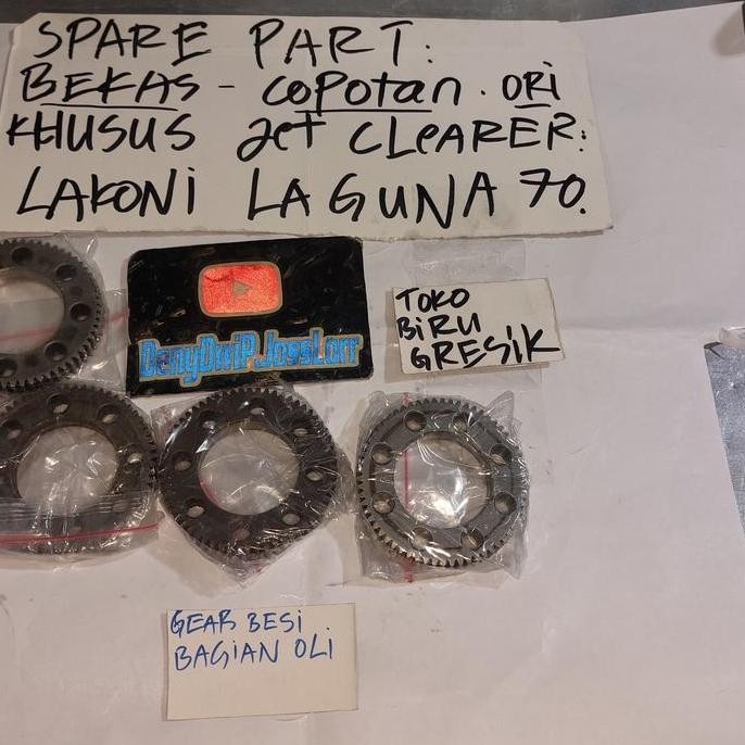 bekas copotan sparepart. KHUSUS lakoni laguna 70. bagian GEAR BESI