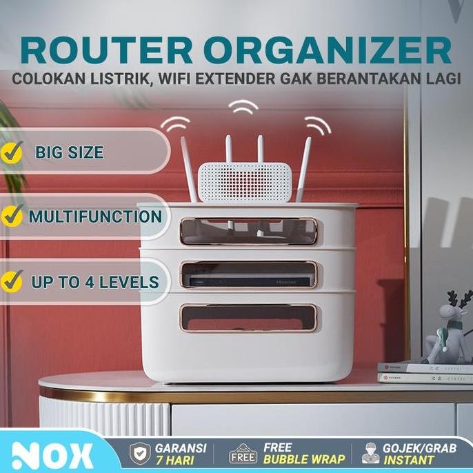 

Terlaris Kotak Router Dan Colokan Kabel Listrik Organizer Box Besar Cable Manag