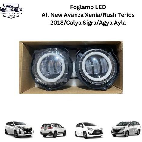 Lampu Foglamp LED Daymaker 4 inch 3 Lensa Full Ring All New Avanza Xenia Calya Sra // Lampu Kabut 2 