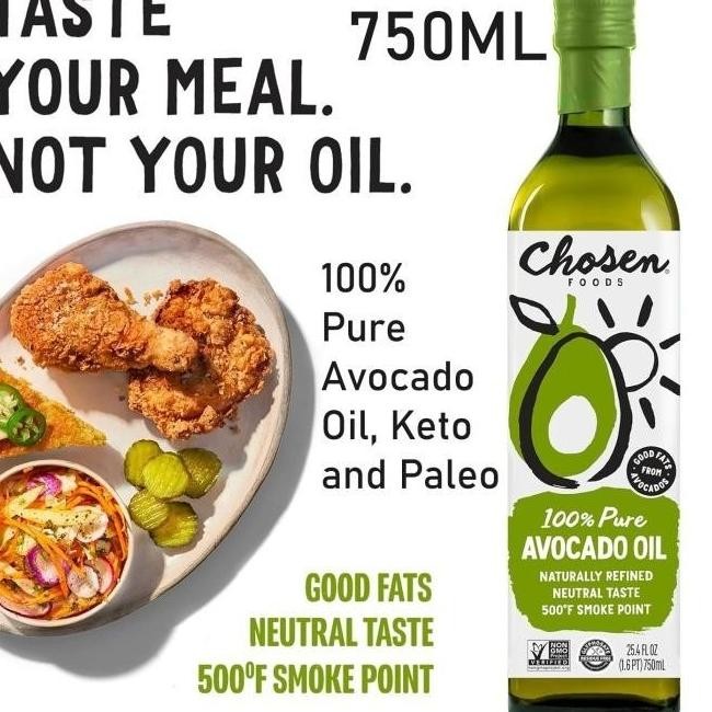 

Chosen Foods 100% Pure Avocado Oil Baking Cooking Salad Dressing