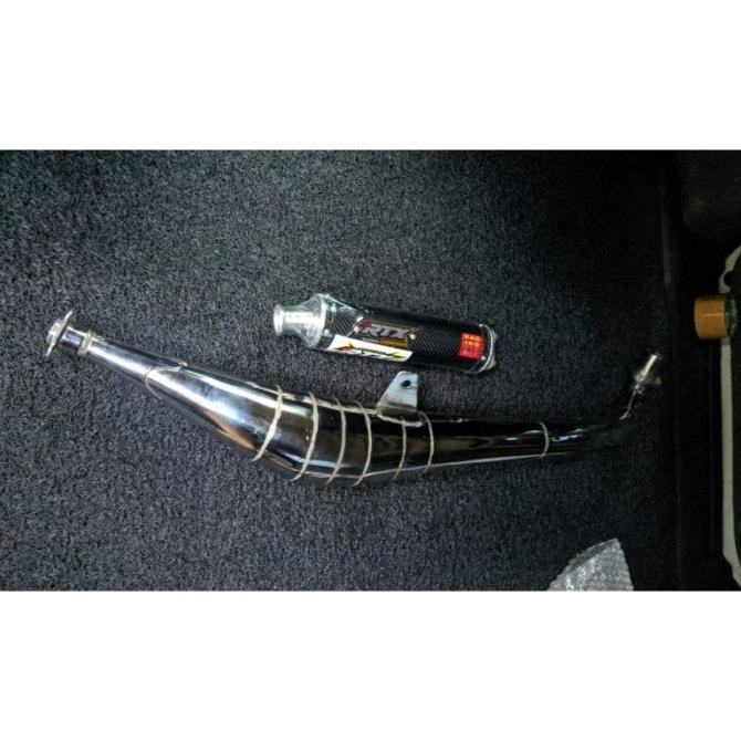 KNALPOT RACING KOLONG SAMPING FIZR F1ZR FORCE1 ORINAL BY RTX RACING
