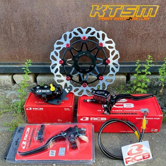 Paket master rem kaliper rcb rx king set pengereman tinggal rakit