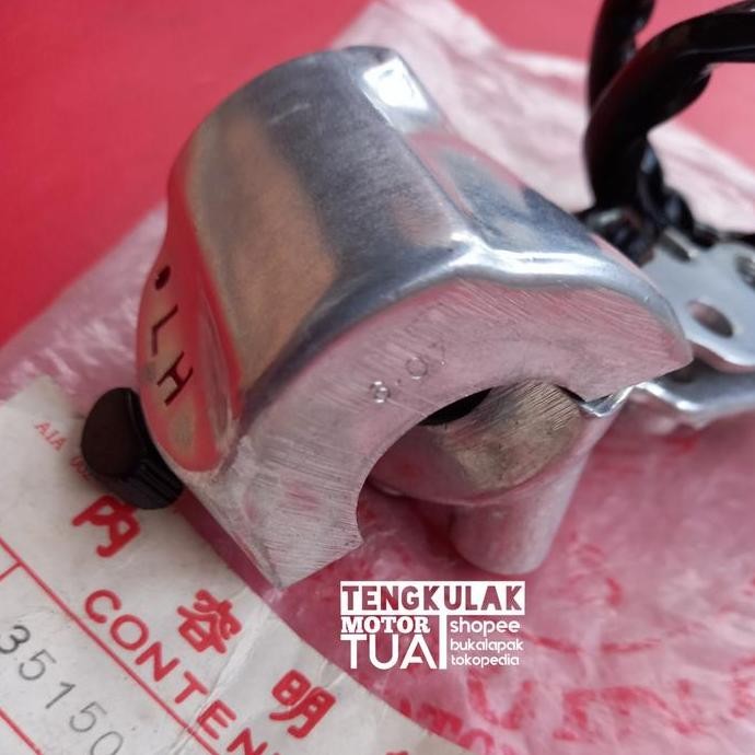 saklar holder kanan rem gas luar orinal cb100 cb125 cg125 cg110