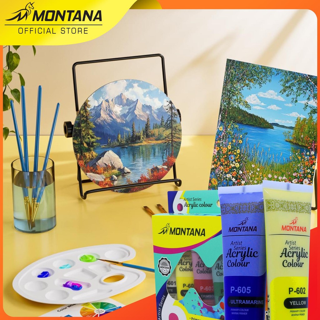 

MONTANA CAT AKRILIC AKRYLIC COLOR SET 6 WARNA TAC-35ML