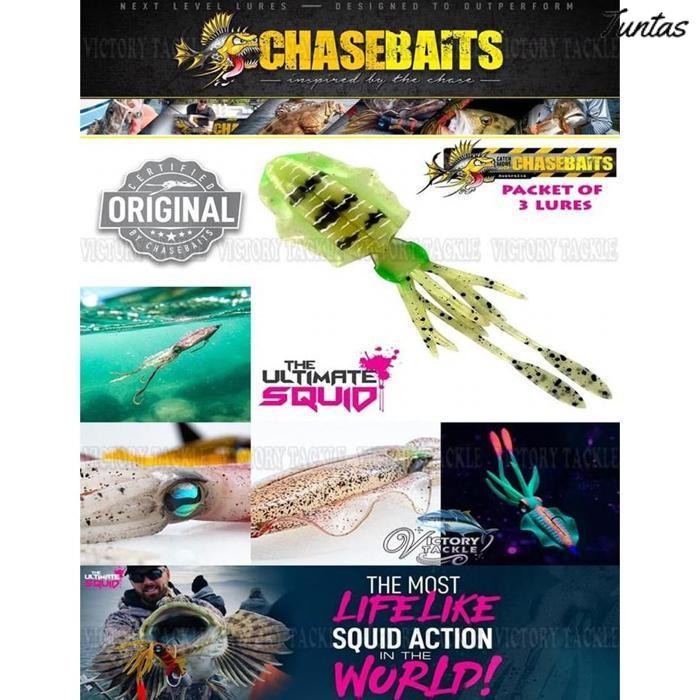 Promo Umpan Pancing Squid Jig Egi Chasebaits Softlure The Ultimate Squid 150 Mm