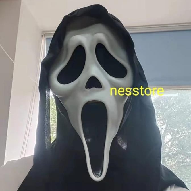 [Expert] Topeng Scream skull tengkorak hantu haloween cosplay kostum