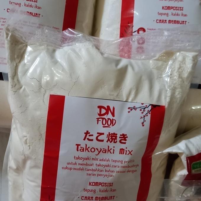 

(Expert) tepung takoyaki halal dnfood kemasan 2500gr