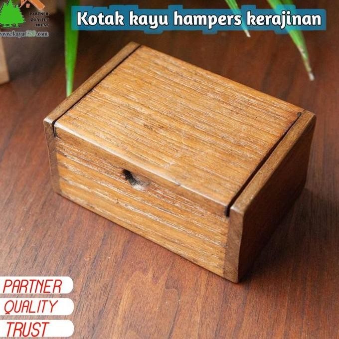

Terlaris Kotak Kayu Serbaguna 25X20X12Cm Wooden Storage Box Tempat Perhiasan