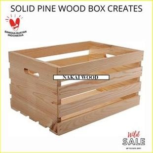 

Terlaris Kotak Kayu Jati Belanda Penyimpanan Serbaguna Wooden Box,Wooden Crates