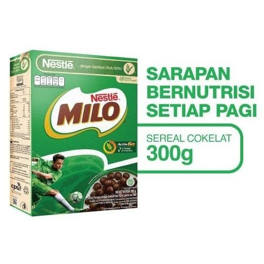 

(Expert) Nestle Milo Cereal Ball 330 gram Sarapan Sereal Gandum Cokelat