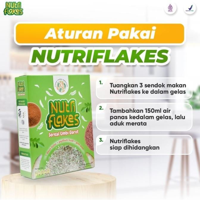 

(Expert) Nutriflakes Sereal Umbi Garut Original Atasi Asam Lambung Maag Diet