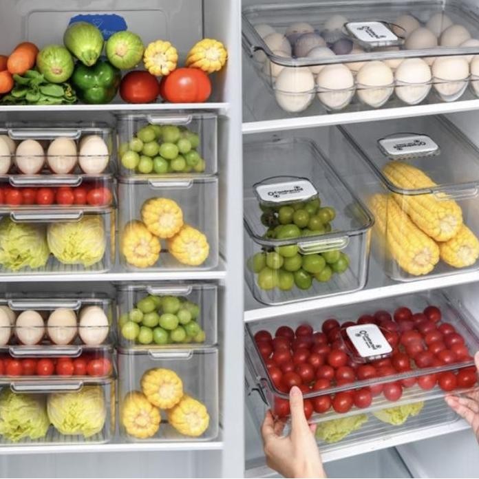 

Terlaris Refrigerator Storage Box Kulkas Organizer Kotak Multifungsi Kekinian