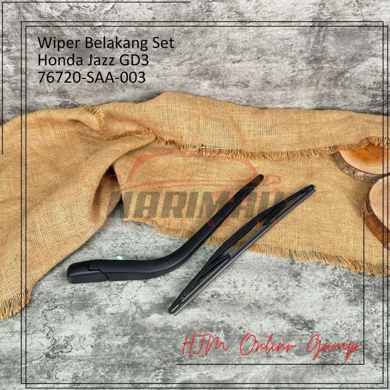 Wiper Belakang Set - Wiper Arm Tangkai Gagang Honda Jazz GD3