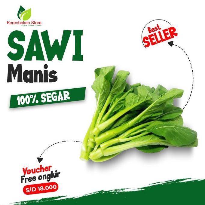 

Sawi Manis Segar 1 ikat Sayur Lembut & Manis, Cocok untuk Tumisan