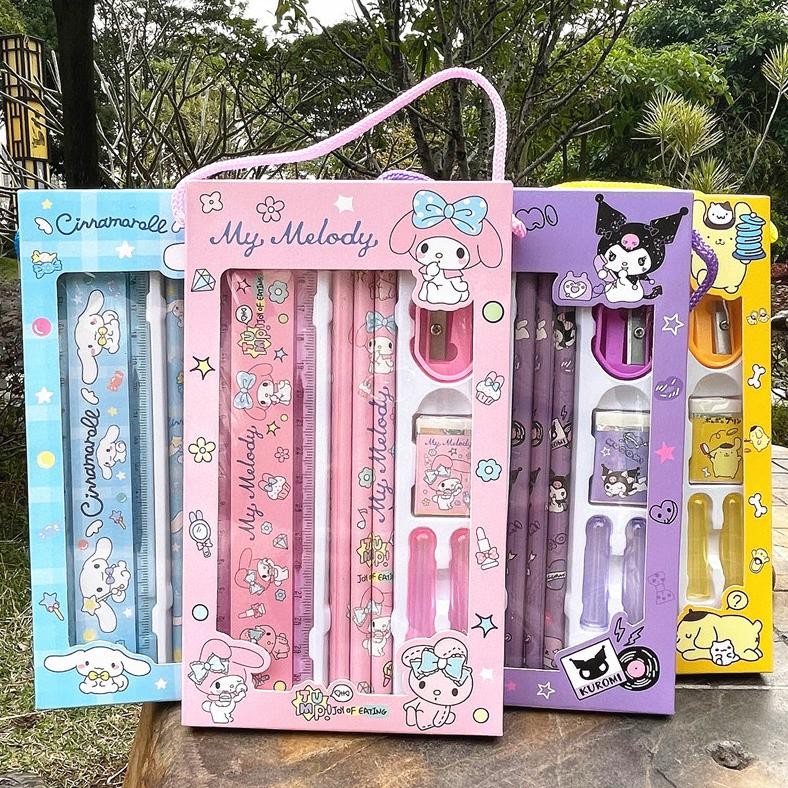

5 IN 1 SET ALAT TULIS SANRIO SET ALAT TULIS SEKOLAH SANRIO ALAT TULIS SEKOLAH LUCU SET PENSIL CINAMOROL SET PENSIL KUROMI SET PENSIL SANRIO KADO ULANG TAHUN ANAK KADO ULANG TAHUN KADO LUCU