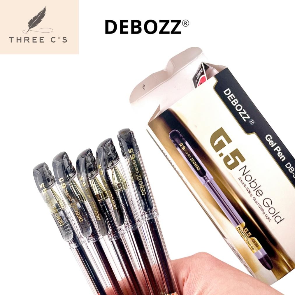 

Pulpen Pena Gel Pen Hitam Biru 0.5 1 Pack 12pcs DEBOZZ DB-550 + 1PCS FREE REFILL