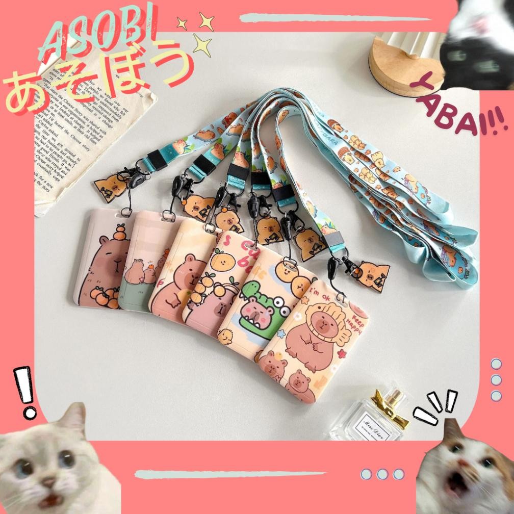 

ASOBI CARD HOLDER ID / NAME TAG / ID CARD CAPYBARA LUCU AST