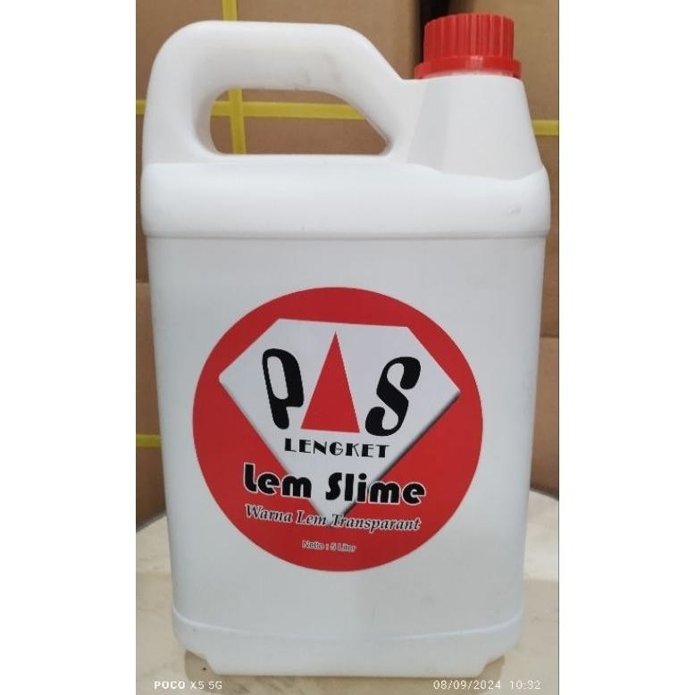 

LEM SLiME lem transfaran /bening @5 liter AST
