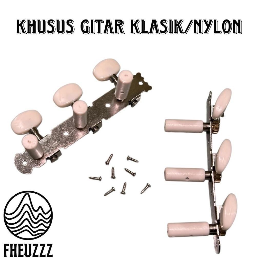 Dryer Drayer Puteran Tuning Peg Stem Gitar Klasik Classic Nylon Nilon
