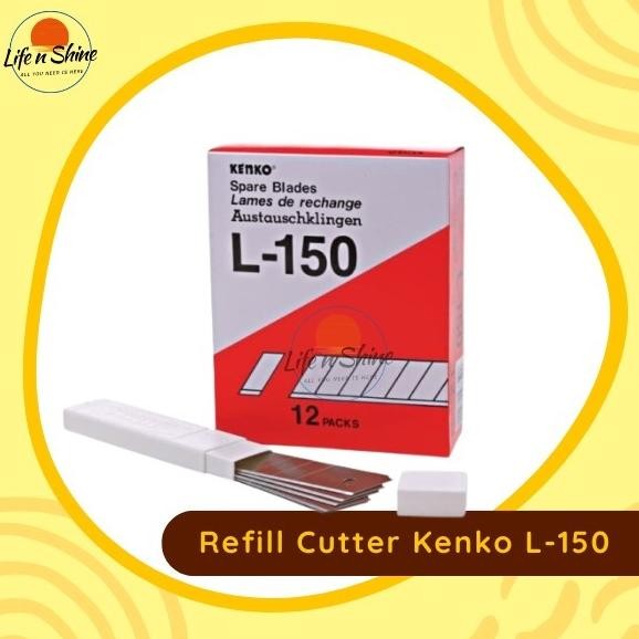 

ISI CUTTER KENKO L 150 ISI PISAU CUTER L150 REFILL KATER BESAR Box Sekotak AST
