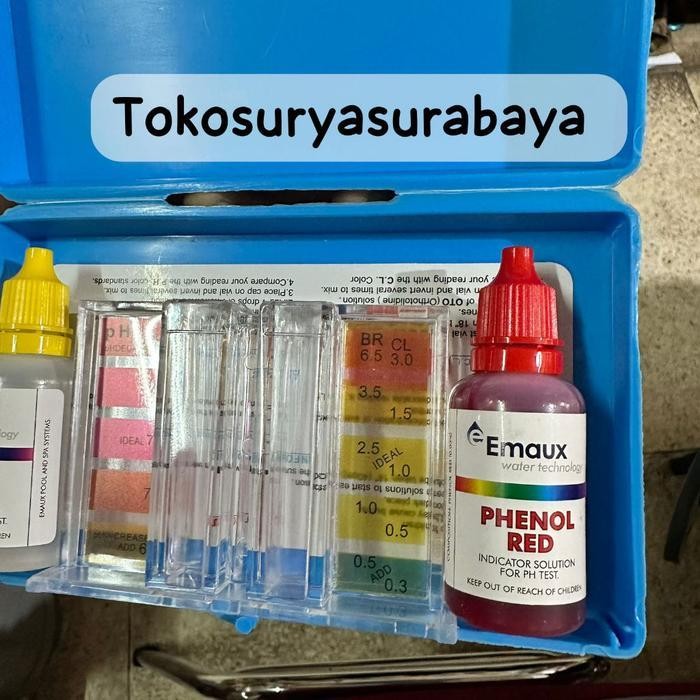Alat Tes Ph Kolam Renang Alat Test Kit Ph Dan Cl Kolam Renang Ph And Chlorine Emaux Ce029 Alat Tes A