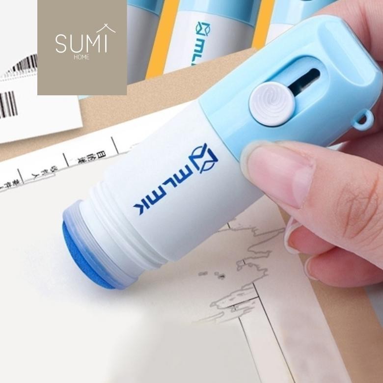 

SUMI Stempel Penghapus Resi 2in1 Cutter Roller Stamp Information Remover Receipt Cutter 2in1