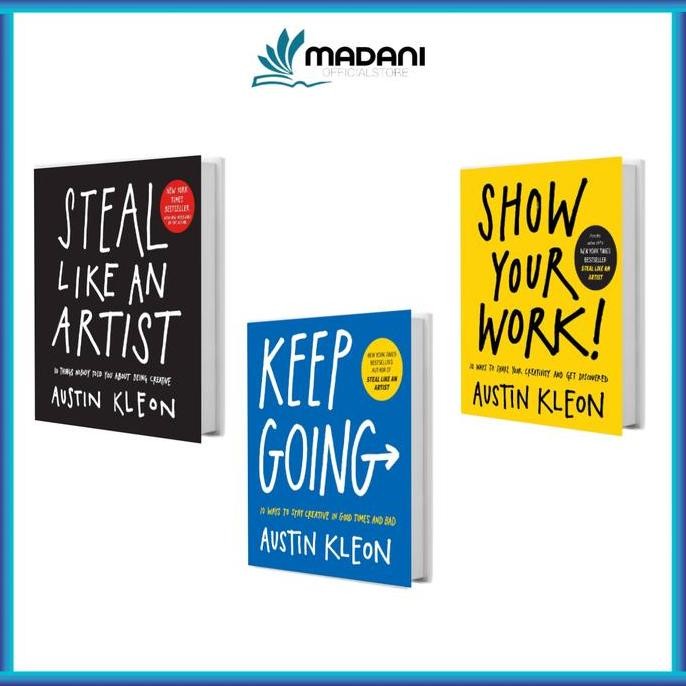 

PAKET 3 BUKU Show Your Work | Steal like AN Artist | Keep G0ing PT