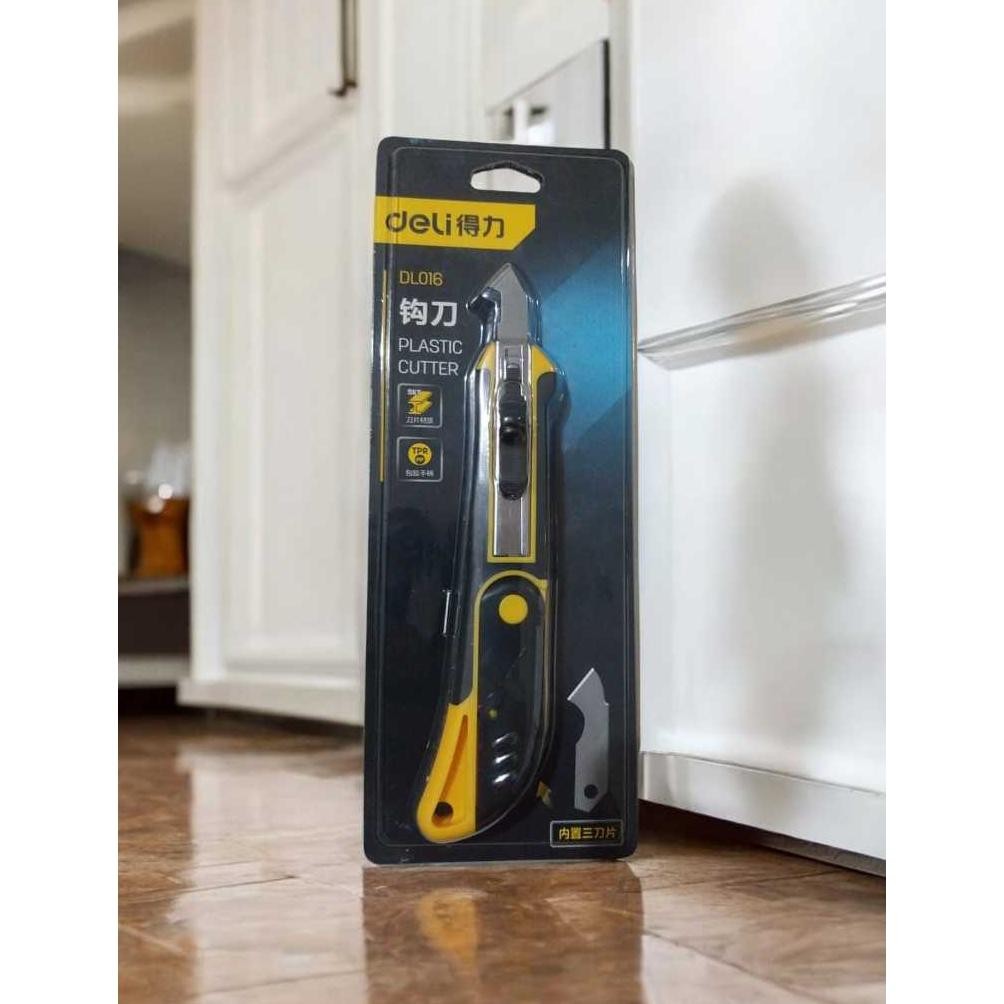 

DELI Plastic Cutter Acrylic SK5 - Deli Pisau Cutter Acrylic EDL016 AST