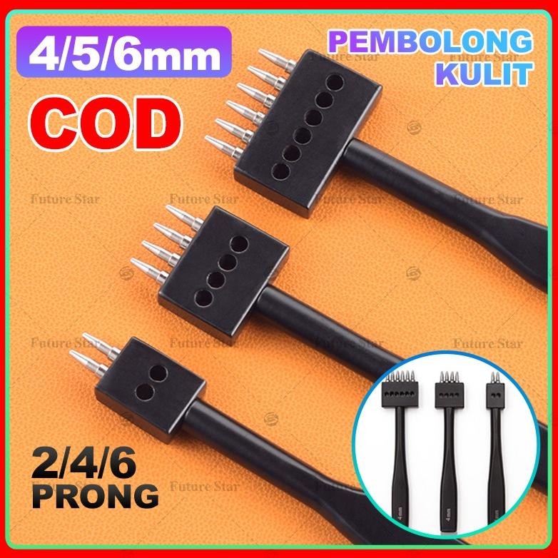 

Alat Pembolong Kulit Metal 3 in 1 Pelubang Kulit Plong Kulit Leathercraft Hole Punches Tool Hollow Punch 4mm 5mm 6mm Lubang 2 4 6 Plong Alat Kerajinan Kulit AST