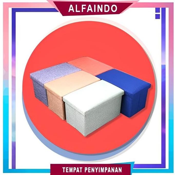 

Terlaris Box Penyimpanan Multifungsi Kursi Stool Tempat Mainan Anak Sepatu Buku Bahan Cotton Sb014