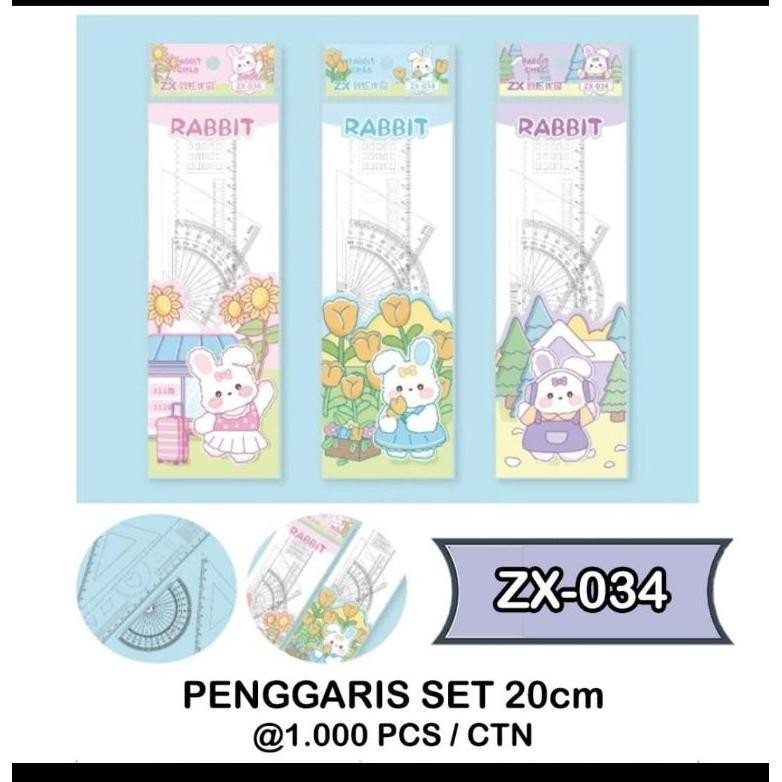 

(12 Pcs) Penggaris Set Fancy 20cm AST