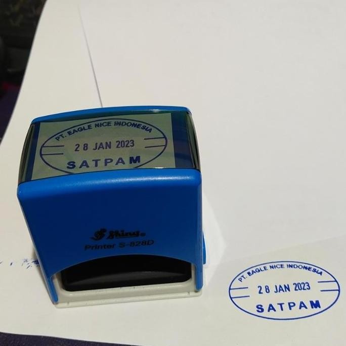 

Stempel Shiny S 827D Tanggal Otomatis Custom Text