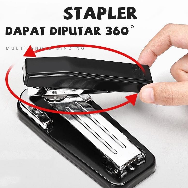 

Rotary Stapler Staples Putar 3 Arah Mudah Digunakan Staples meja putar AST