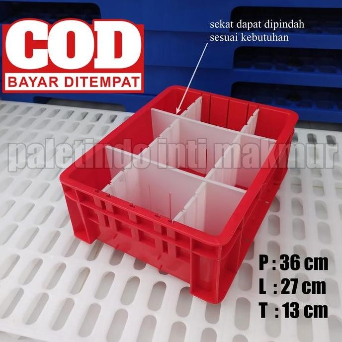 

Terlaris Kotak Spare Part Serbaguna + Sekat 36 X 27 X 13 Cm