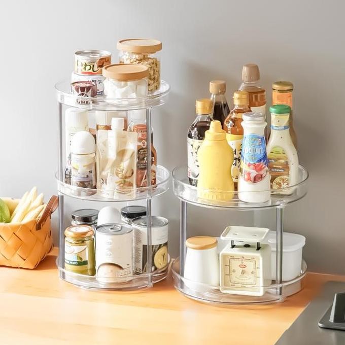 

Terlaris Stora Organizer Putar Round Organizer Serbaguna Tempat Simpan Barang Multifungsi Rak Storage Perlengkapan Rumah Tangga