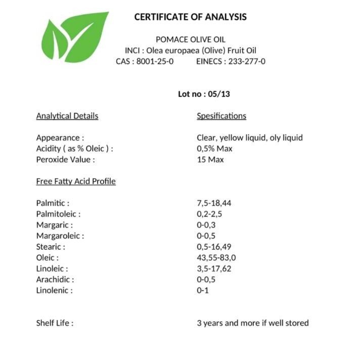 

Murah Olive Oil Pomace / Minyak Zaitun Extra Light 500Ml Baik Untuk Memasak