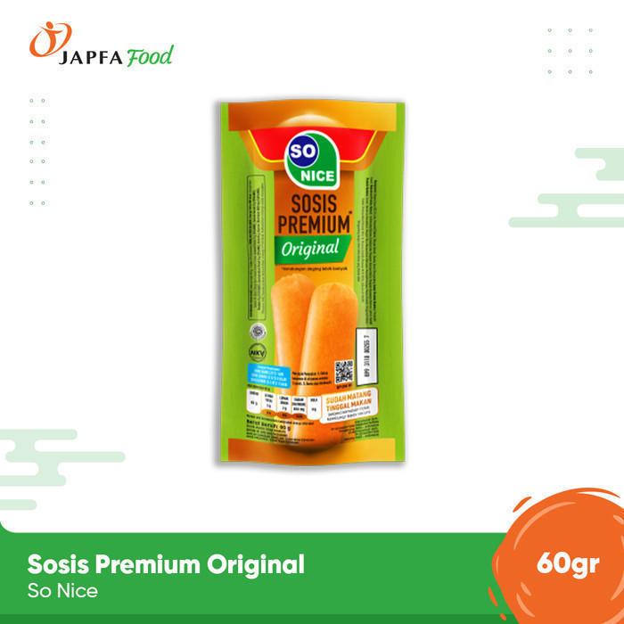 

So Nice Sosis Premium Original 60gr