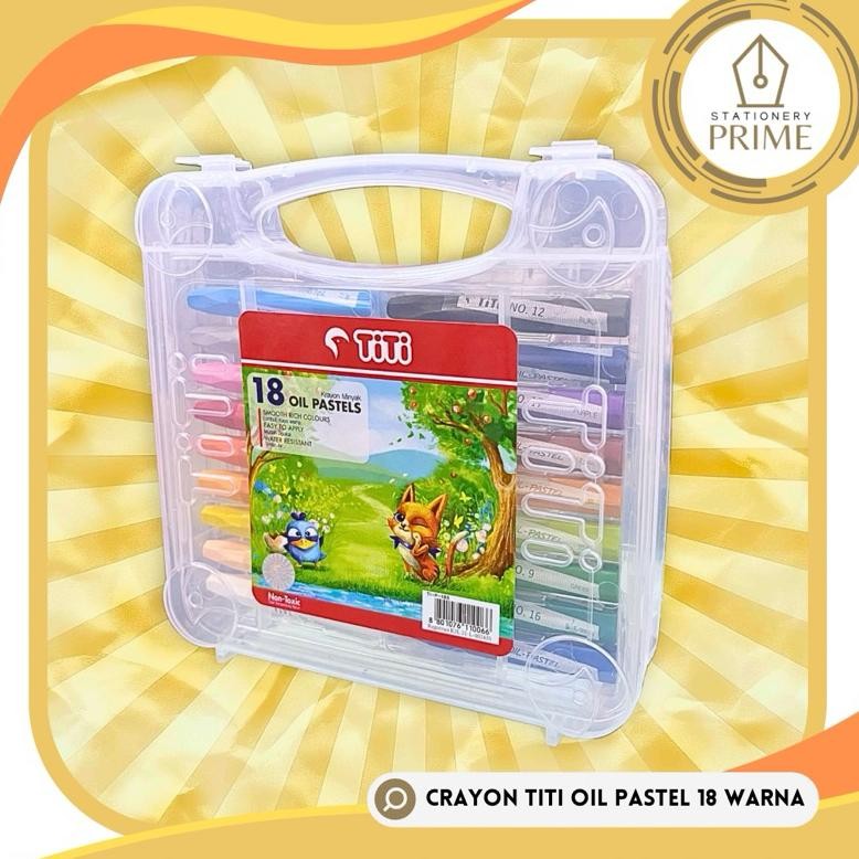 

Crayon TITI oil pastel 18 warna AST