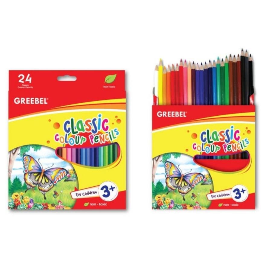 

Pensil Warna 24 Classic GREEBEL AST