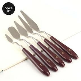 

Pisau Palette - Pallete Knife - Pisau Cat - Pisau Pencampur Cat isi 5 AST