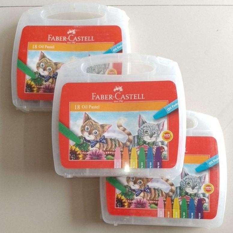 

Crayon Oil Pastel Faber Castell 18 Warna Ekonomis ( Set ) [ Original ] ( Free Bubble & Dus ) AST