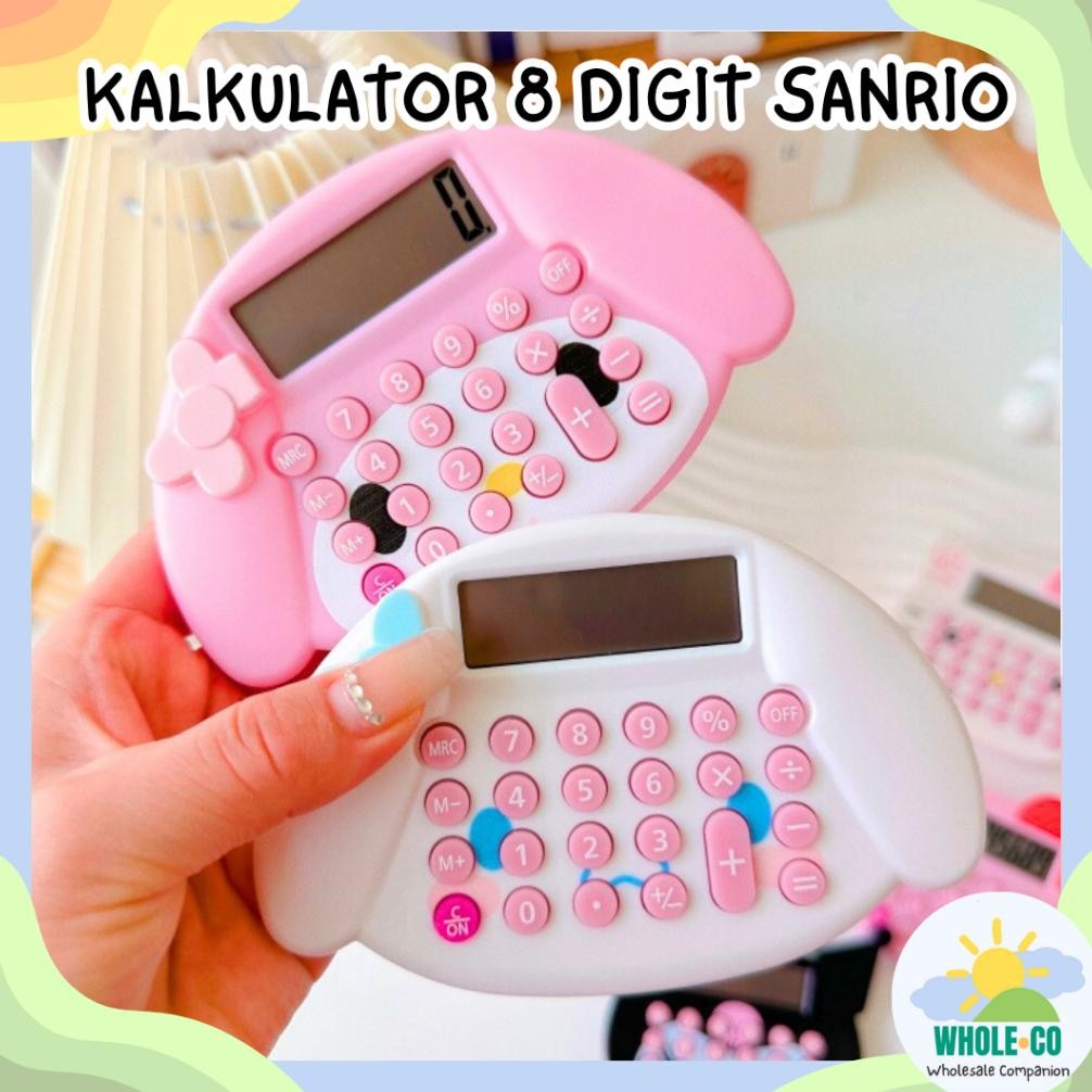 

Kalkulator Karakter Sanrio Premium Calculator Angka 8 Digit Kuromi Cinnamoroll Unik Imut Lucu Termurah Grosir Cod KK-1468 AST