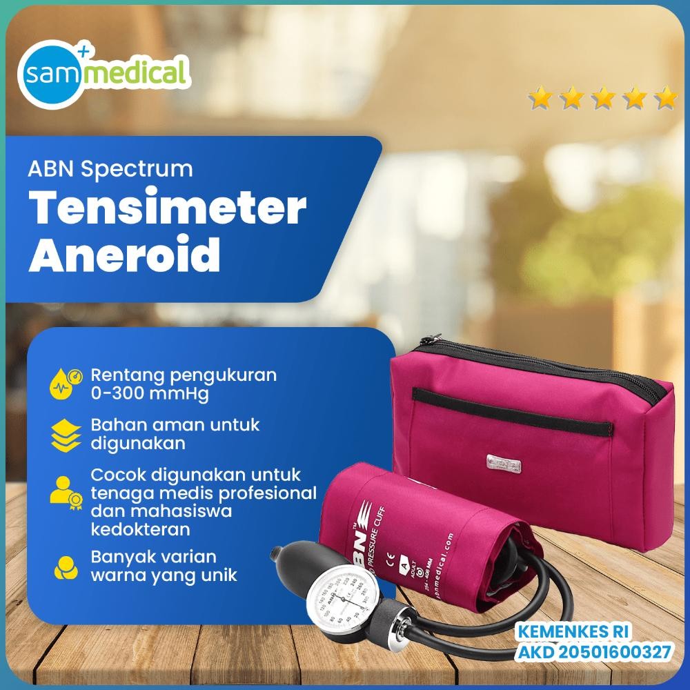 ABN SPECTRUM Tensimeter Aneroid / Tensi Jarum / Tensimeter Manual / Alat Ukur Tekanan Darah