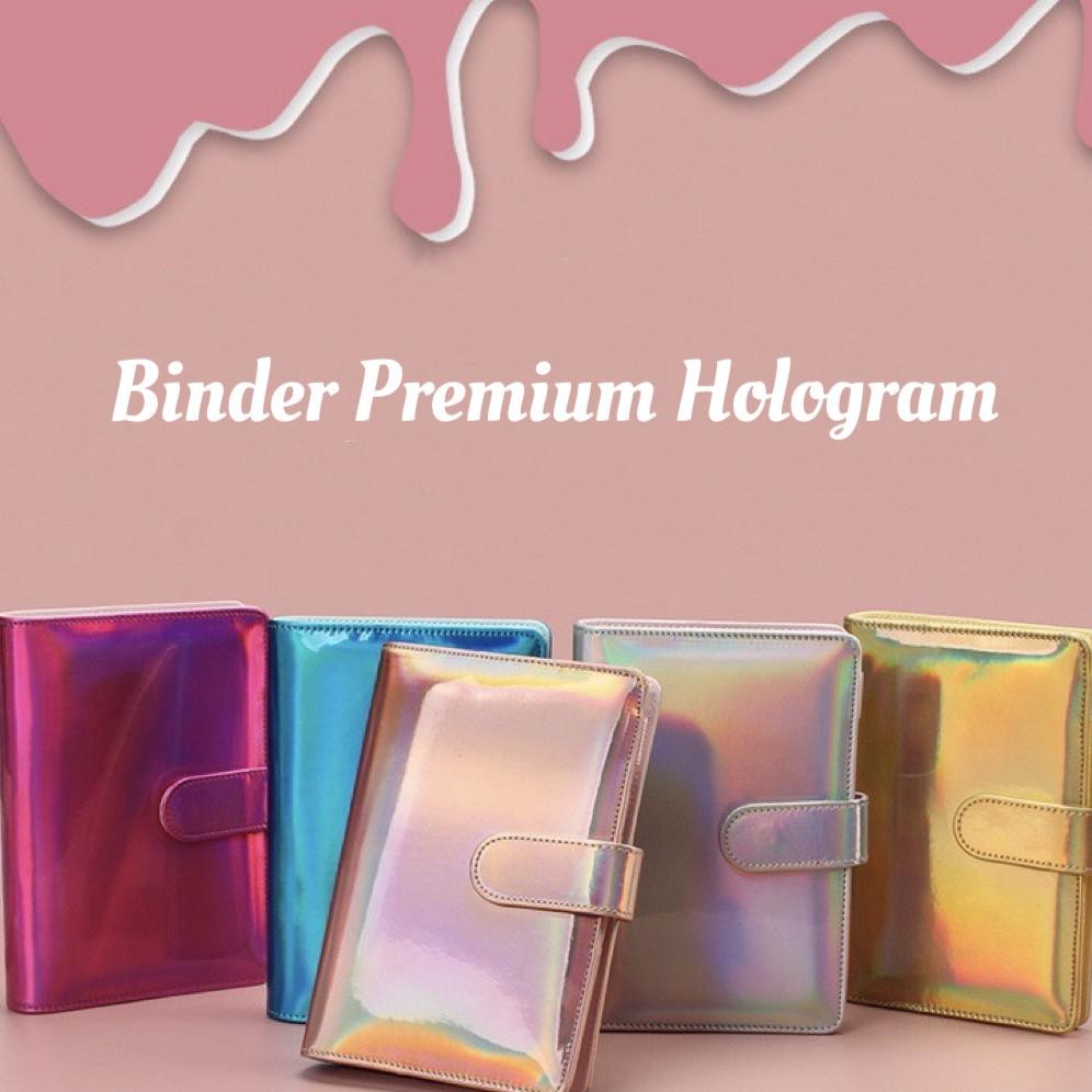 

READY Binder Premium Hologram Holographic A5 6ring A6 6ring Planner Notebook AST