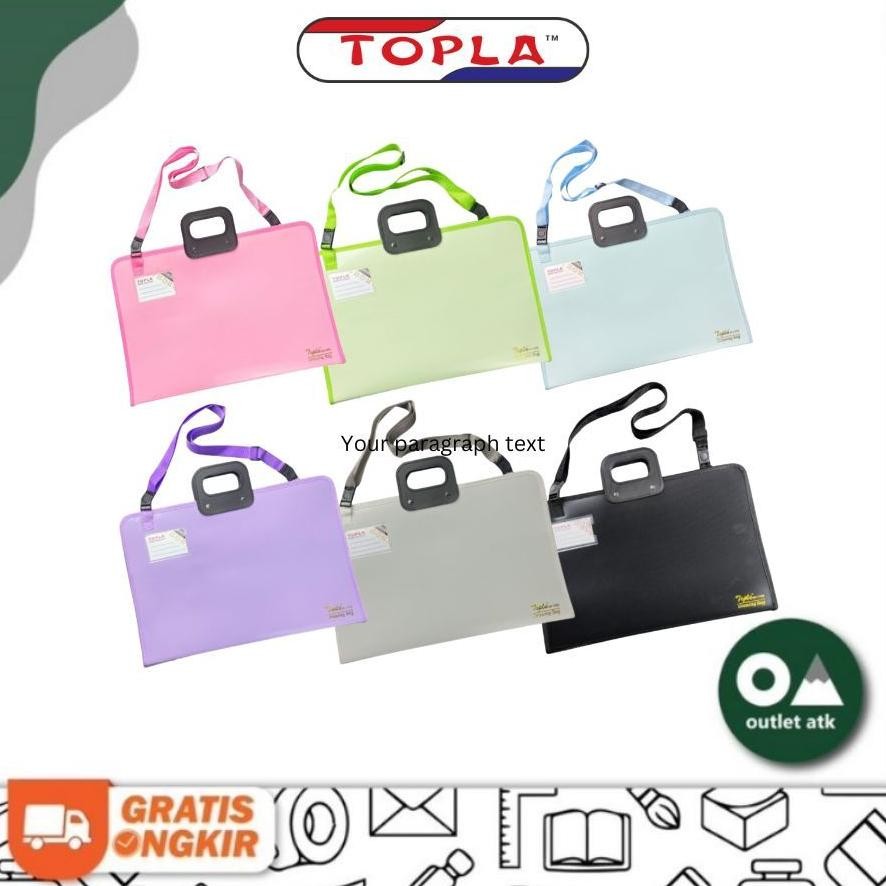 

Topla Art Drawing Bag A3 - Tas Buku Gambar Portfolio AST