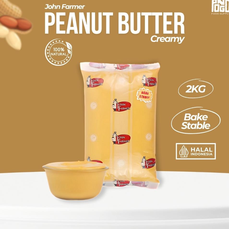 

John Farmer Peanut Butter Creamy 2Kg Selai Kacang