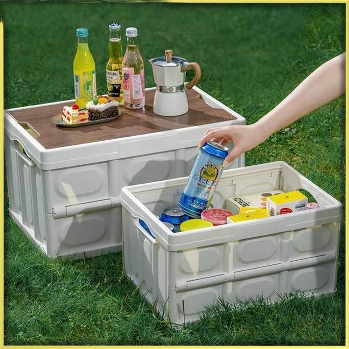 

Terlaris Kotak Penyimpanan Perlengkapan Piknik Lipat Bagasi Mobil Storage Box