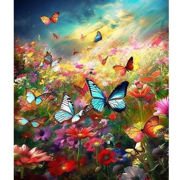 

DIY Diamond Painting Full Drill Lukisan Berlian Kerajinan Tangan 30x40cm AST