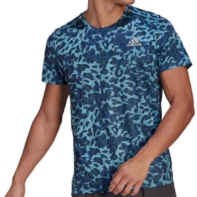 Kaos Jersey Adidas Running Run Runners Lari Pelari Gym Fitness Training Outdoor Original Terlaris